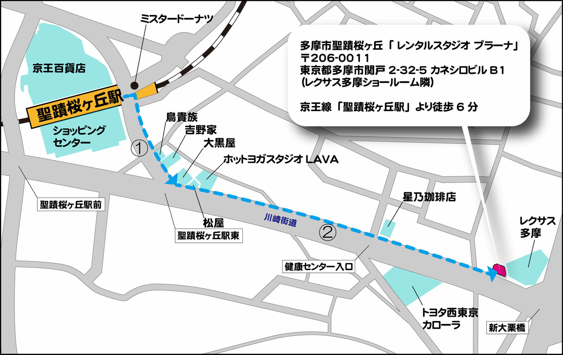 地図のイラスト